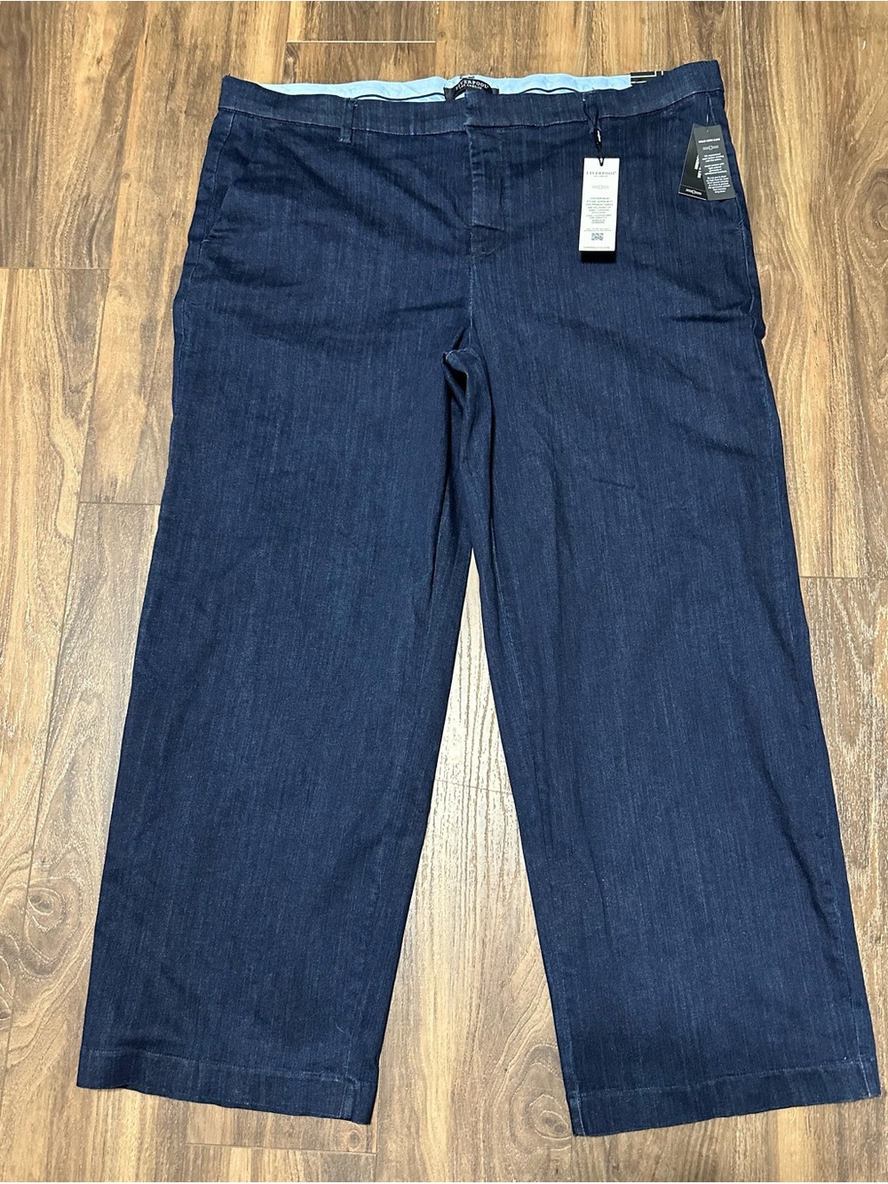 Liverpool Los Angeles Kelsey Wide Leg Jeans Indigo 22W NWT